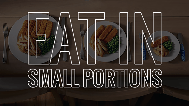 Eating Small Portions