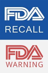 FDA Recalls Warnings and Public Notifications