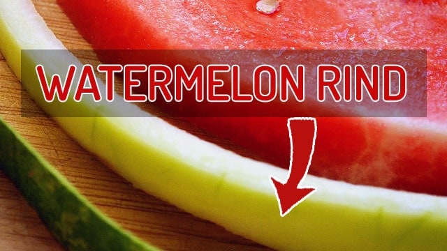 The Rind Part of Watermelon