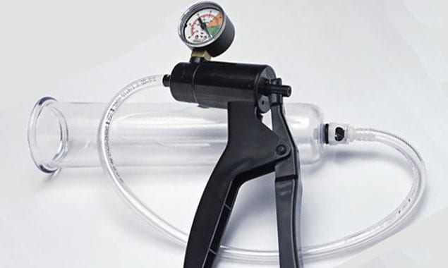 Air Vacuum Penile Pump With Pressure Gauge
