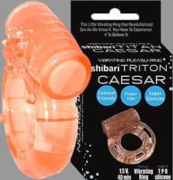 Shibari Triton Vibrating Cock Ring (Pleasu-Ring)