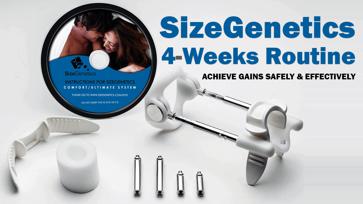 SizeGenetics Penis Extender 4-Weeks Routine For Beginners